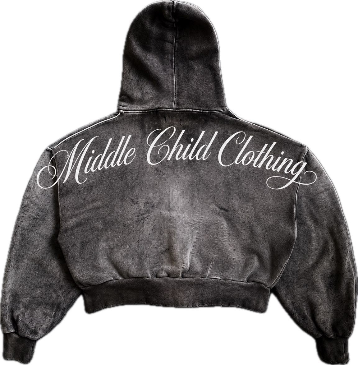 MCC Script Washed Zip Hoodie - back
