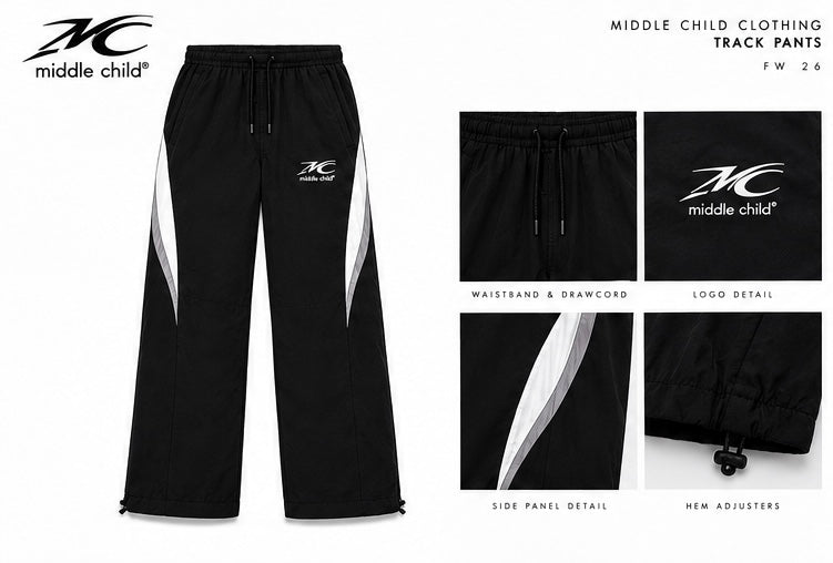 Middle Child Track Pants - front and details