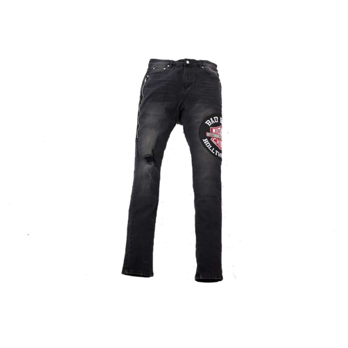 Bad Boys of Hollywood Embroidered Patch Denim